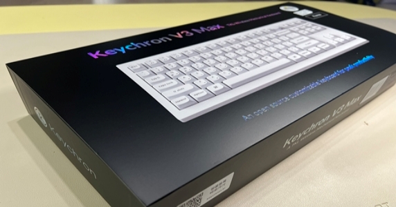 입문용 키크론 V3 MAX 텐키리스 기계식 키보드